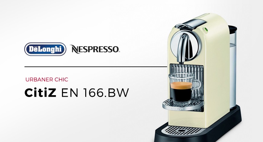 Delonghi Nespresso Citiz EN 166.CW, Kapselmaschine 
